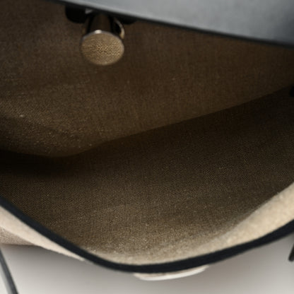 Hermes Military Toile Vache Hunter Herbag Zip Retourne 31 PM Ficelle Black 6 of 11