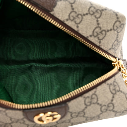 Gucci Soft GG Supreme Monogram Calfskin Medium Ophidia Cosmetic Case Beige Ebony New Acero 5 of 8