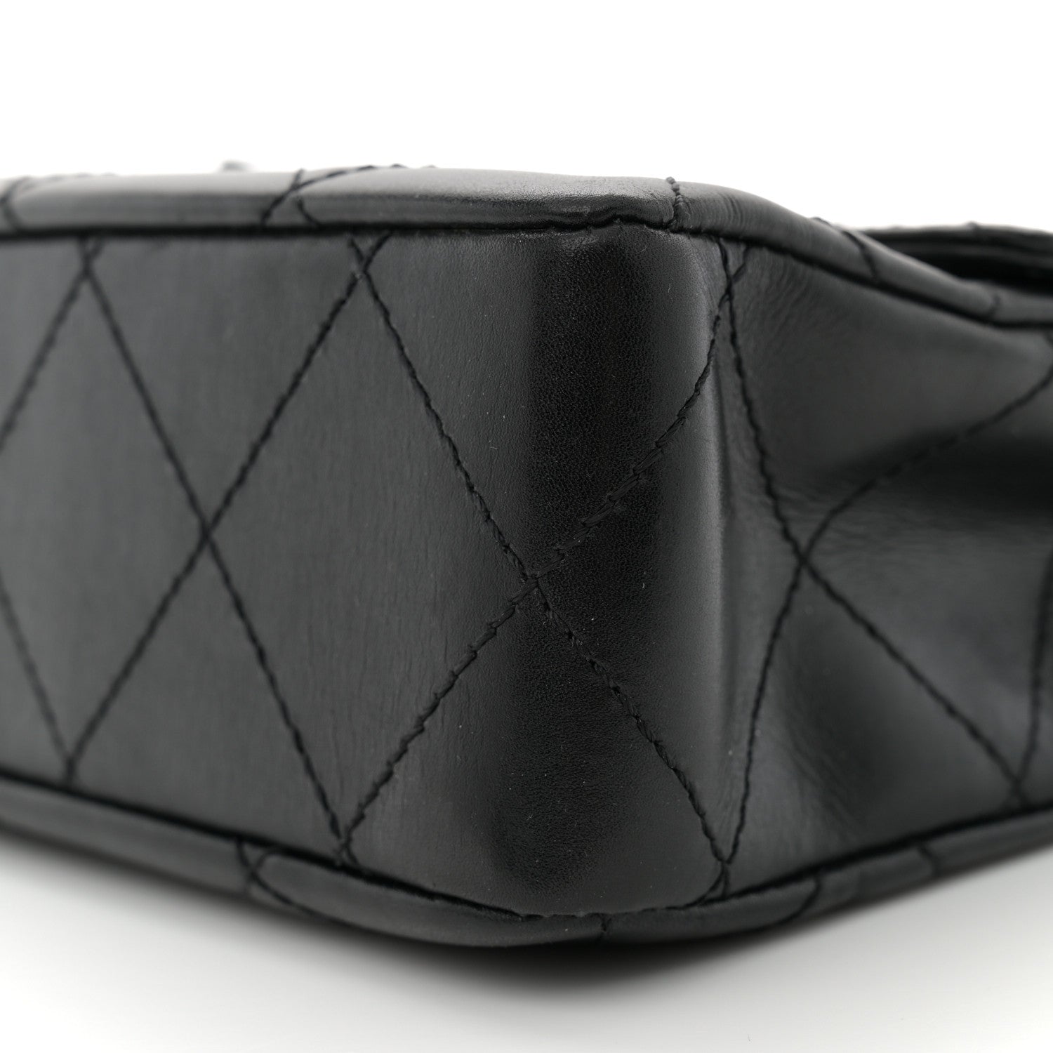 Chanel Lambskin Bekko Resin Medium Single Flap Black 11 of 12