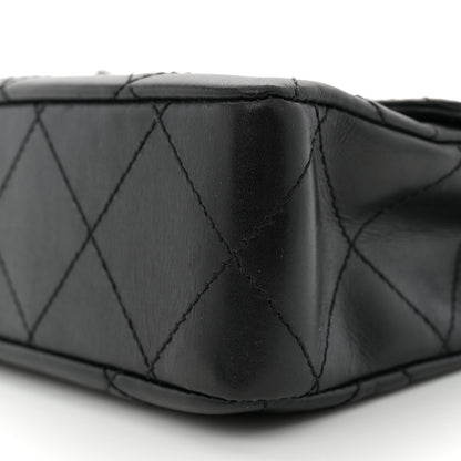 Chanel Lambskin Bekko Resin Medium Single Flap Black 11 of 12