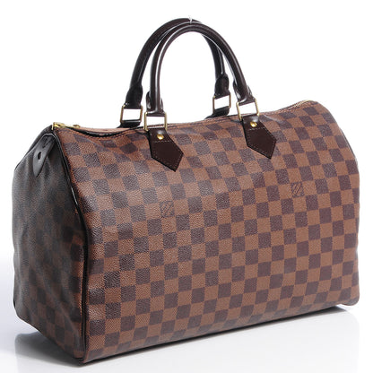 Louis Vuitton Damier Ebene Speedy 35 3 of 7