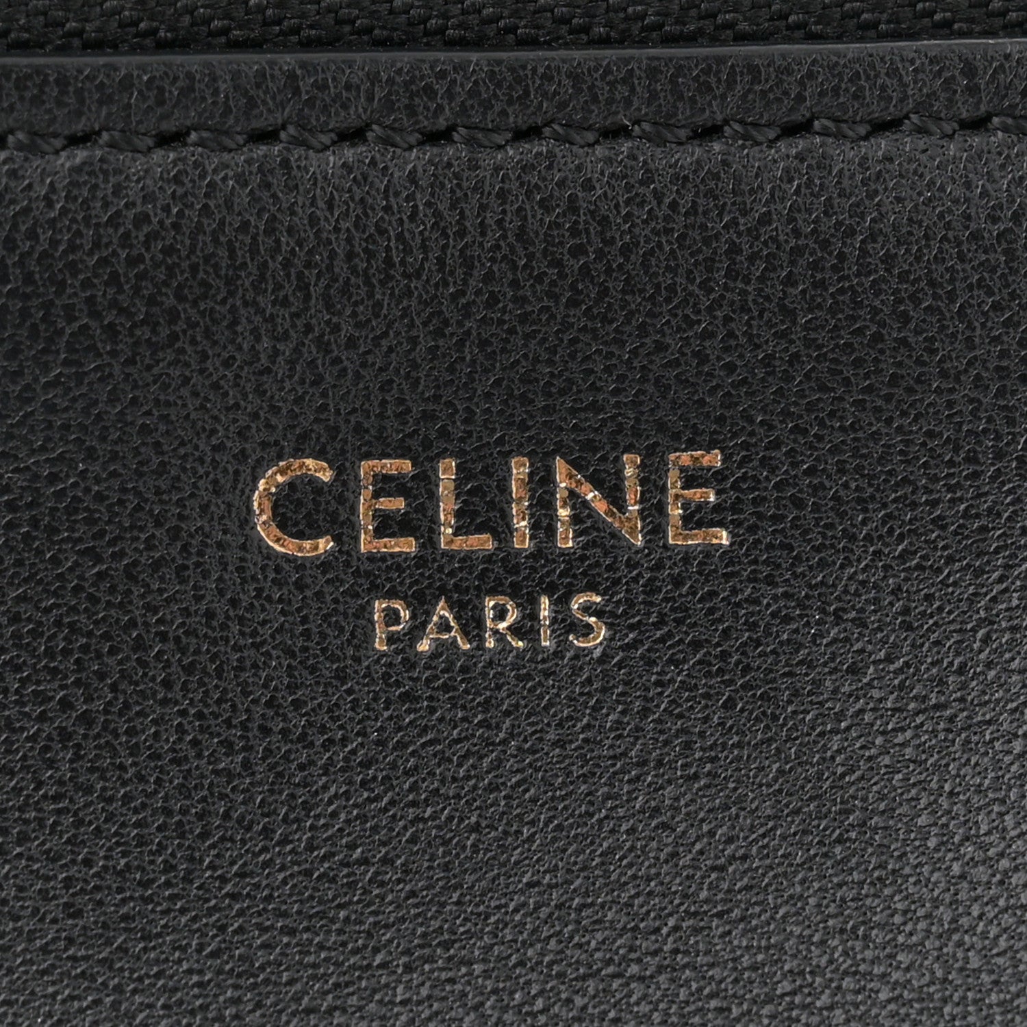 Celine Lambskin Large Trio Crossbody Bag Black 7 of 12