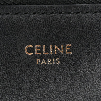 Celine Lambskin Large Trio Crossbody Bag Black 7 of 12