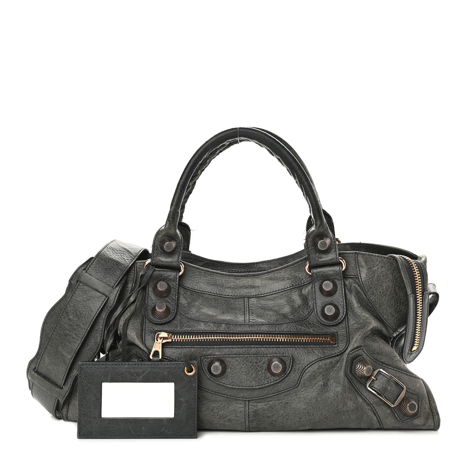 Balenciaga Agneau Giant 21 Rose Gold Hardware Part Time Anthracite 1 of 11