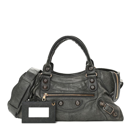 Balenciaga Agneau Giant 21 Rose Gold Hardware Part Time Anthracite 1 of 11