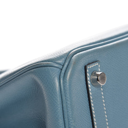 Hermes Epsom Birkin 30 Blue Jean 33 of 34
