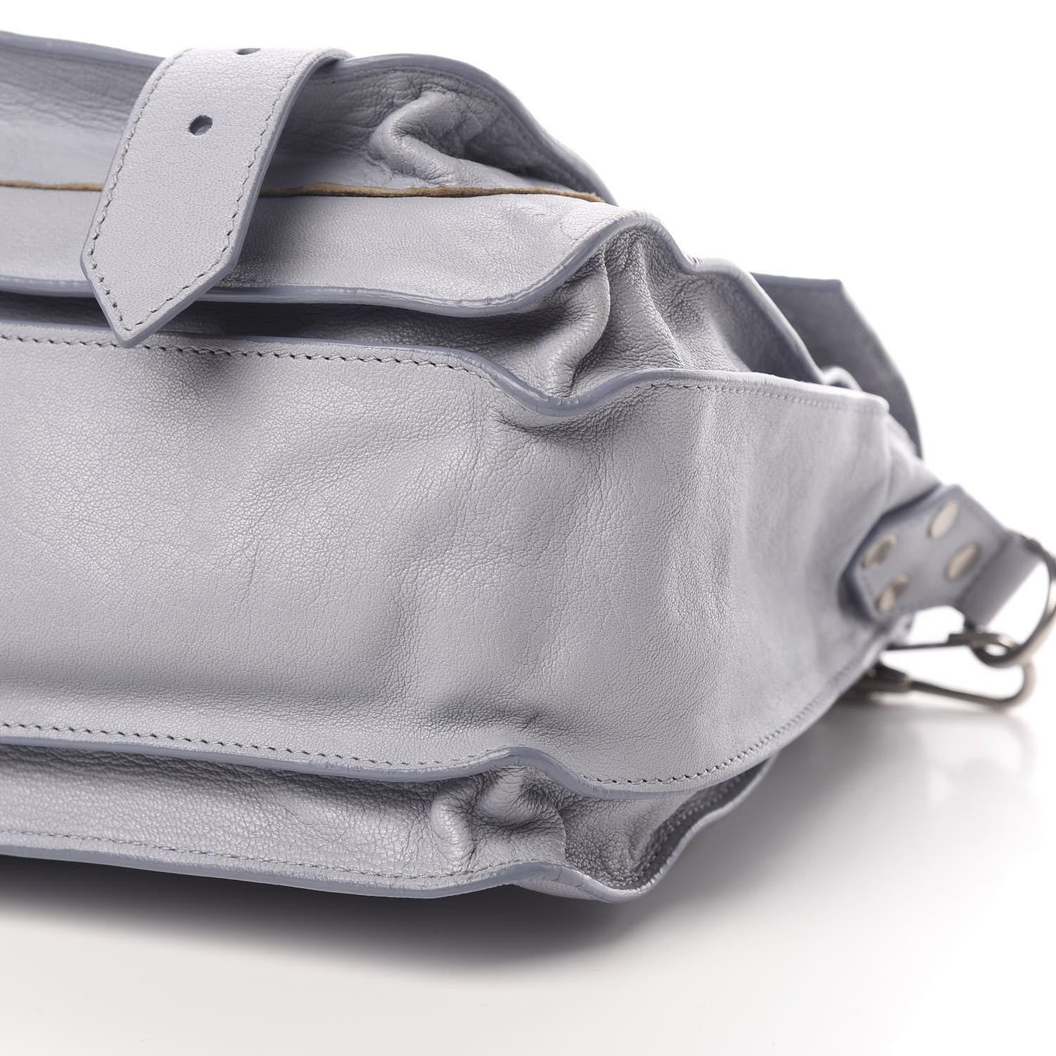 Proenza Schouler Lambskin Medium PS1 Satchel Concrete Grey 11 of 15
