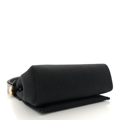 Hermes Military Toile Vache Hunter Herbag Zip Retourne 20 Black 4 of 10