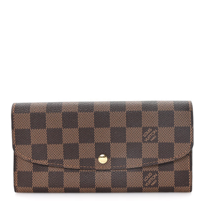 Louis Vuitton Damier Ebene Emilie Wallet 1 of 6