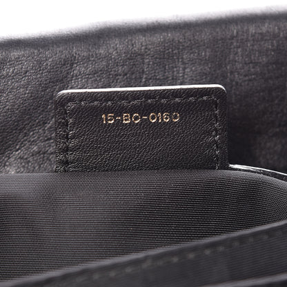 Christian Dior Lambskin Cannage Medium Delidior Flap Bag Black 9 of 12