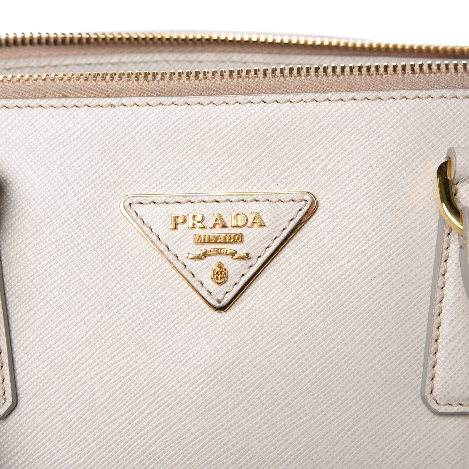 Prada Saffiano Lux Large Promenade Tote Talco 8 of 15