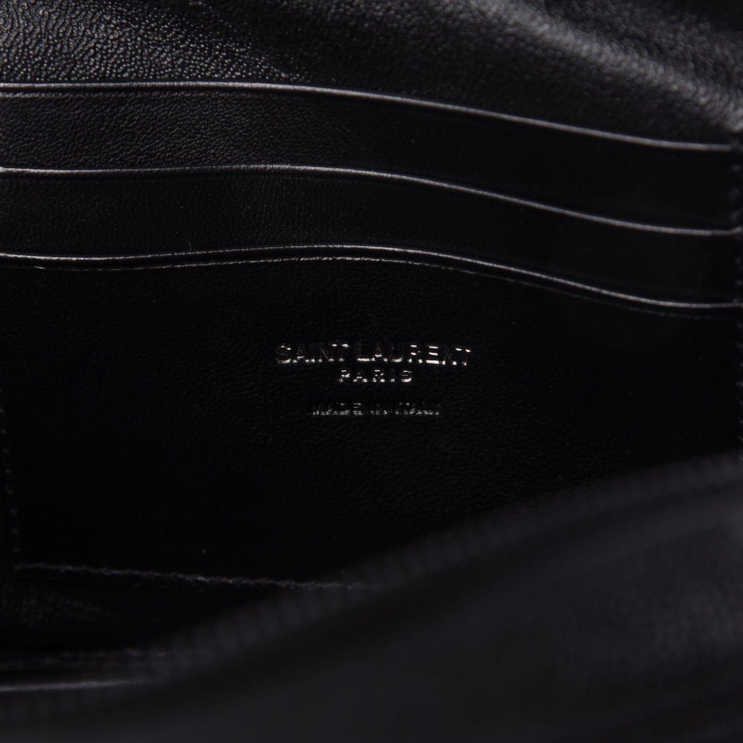 Grain De Poudre Matelasse Monogram Mini Lou Camera Bag Black