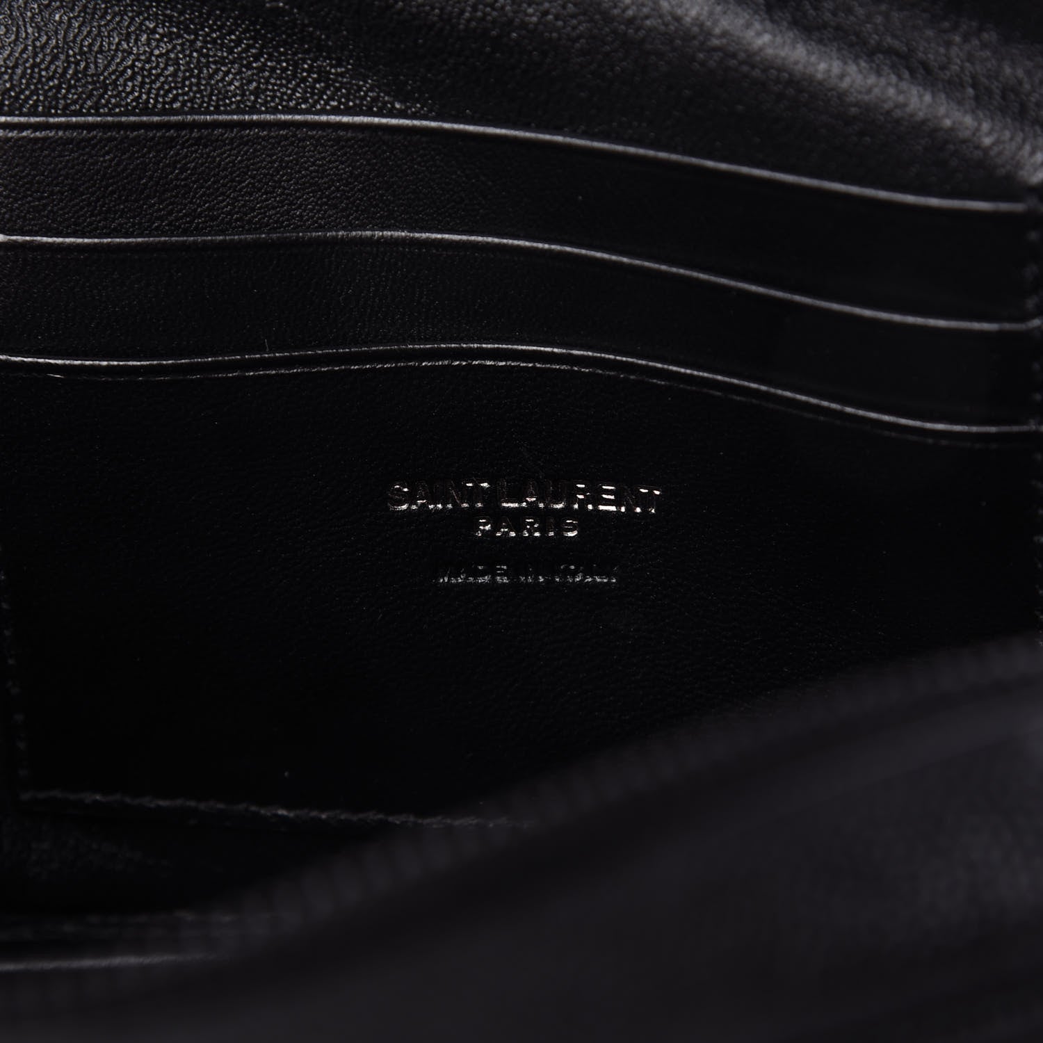 Saint Laurent Grain De Poudre Matelasse Monogram Mini Lou Camera Bag Black 8 of 10