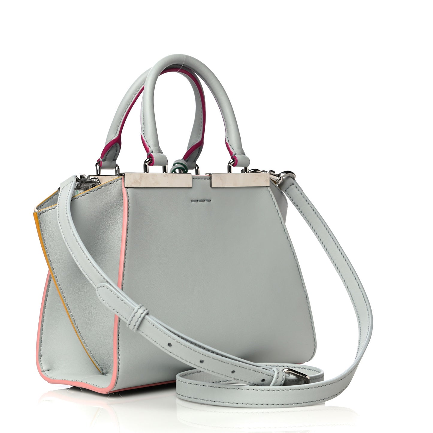 Vitello Dolce Mini 3jours Tote Grigio Perla