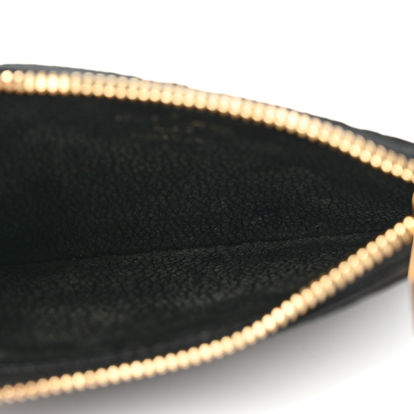 Empreinte Zipper Card Holder Black