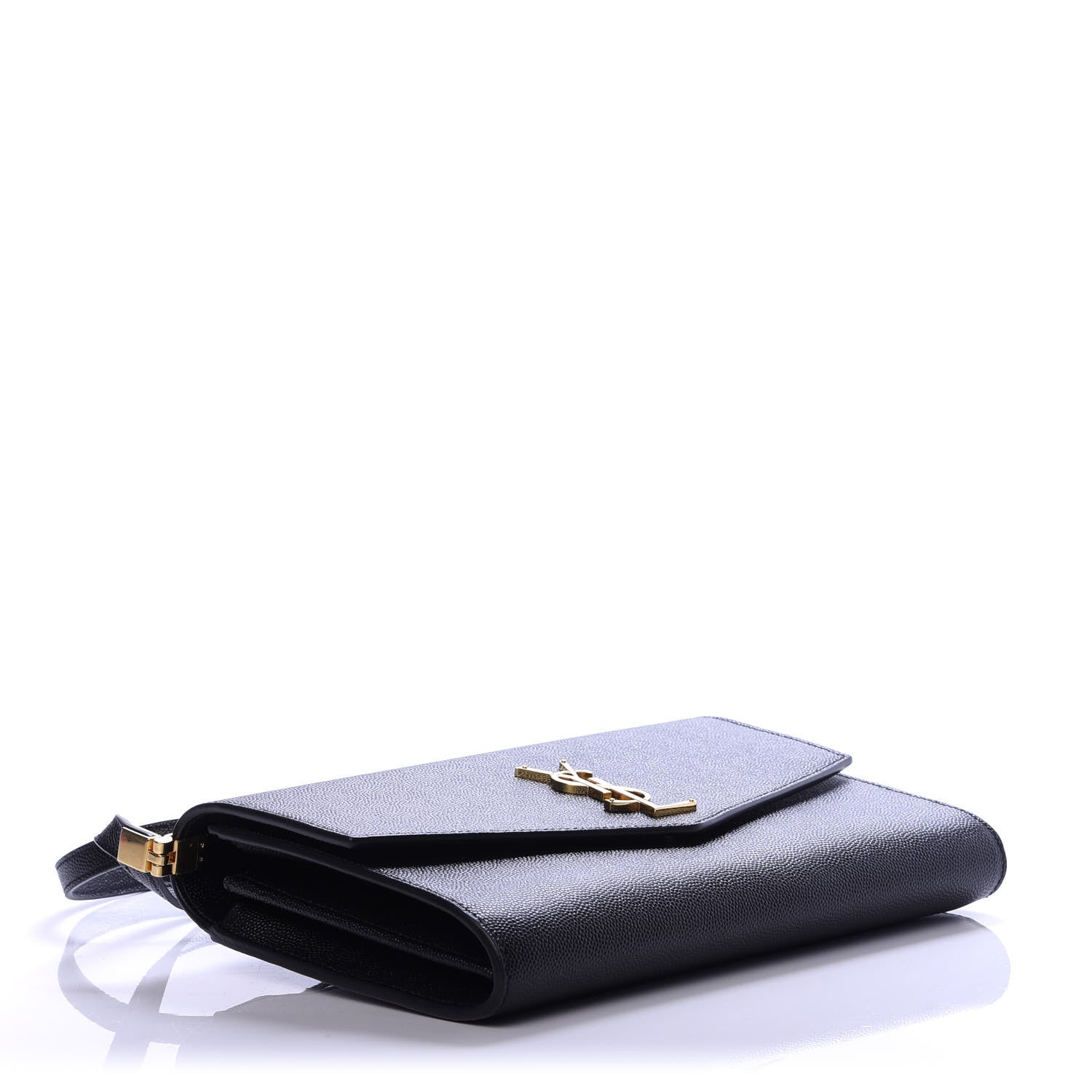 Saint Laurent Grain De Poudre Mini Uptown Crossbody Bag Black 4 of 10