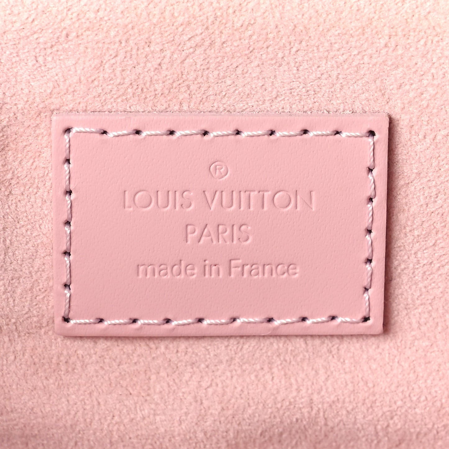 Damier Ebene Caissa Tote PM Rose Ballerine