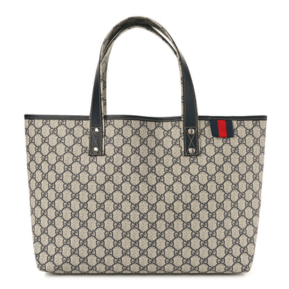 Gucci GG Plus Monogram Medium Signature Web Loop Tote Navy 1 of 9