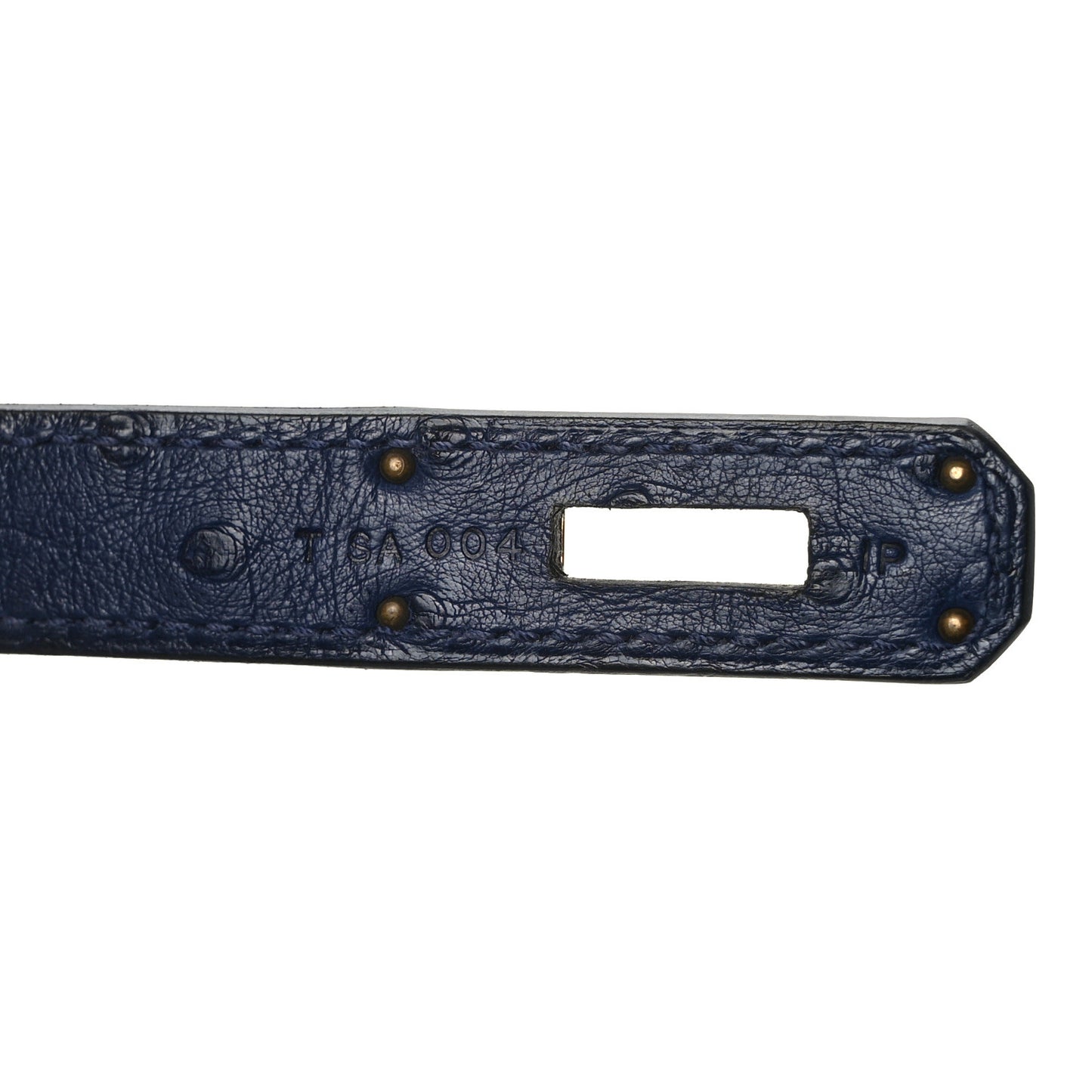 Ostrich Birkin 30 Bleu Iris