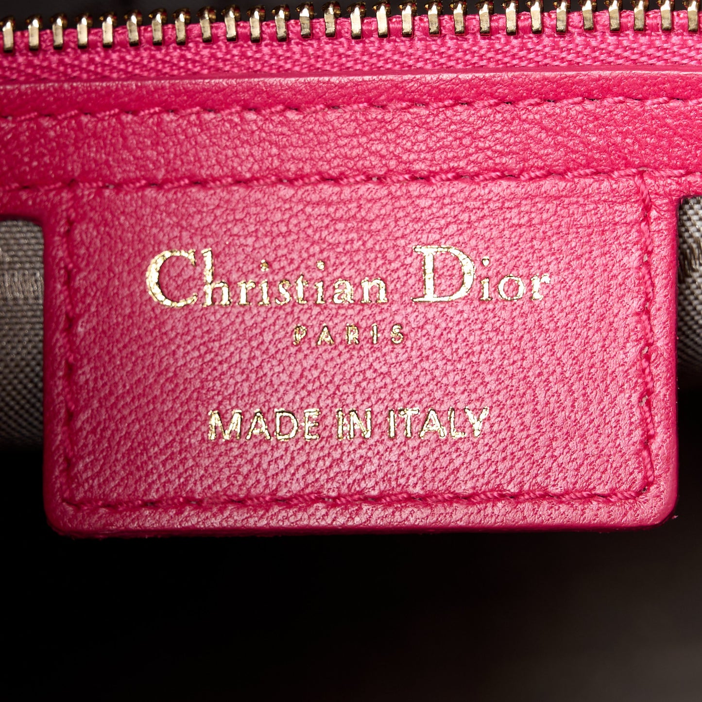 Lambskin Cannage Large Lady Dior Pink