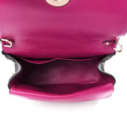Christian Dior Bullcalf Medium Be Dior Flap Black Fraise 5 of 12
