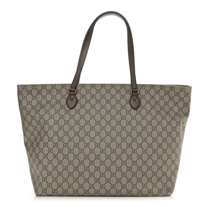 Gucci GG Supreme Monogram Medium Ophidia Shopping Tote Ebony 1 of 9