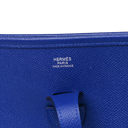 Hermes Epsom Evelyne III PM Bleu Electrique 9 of 20