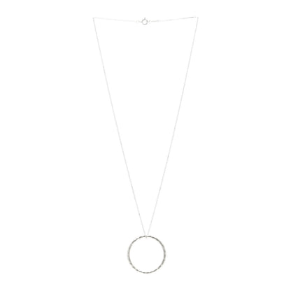 Tiffany Sterling Silver Paloma's Melody Circle Pendant Necklace 3 of 4