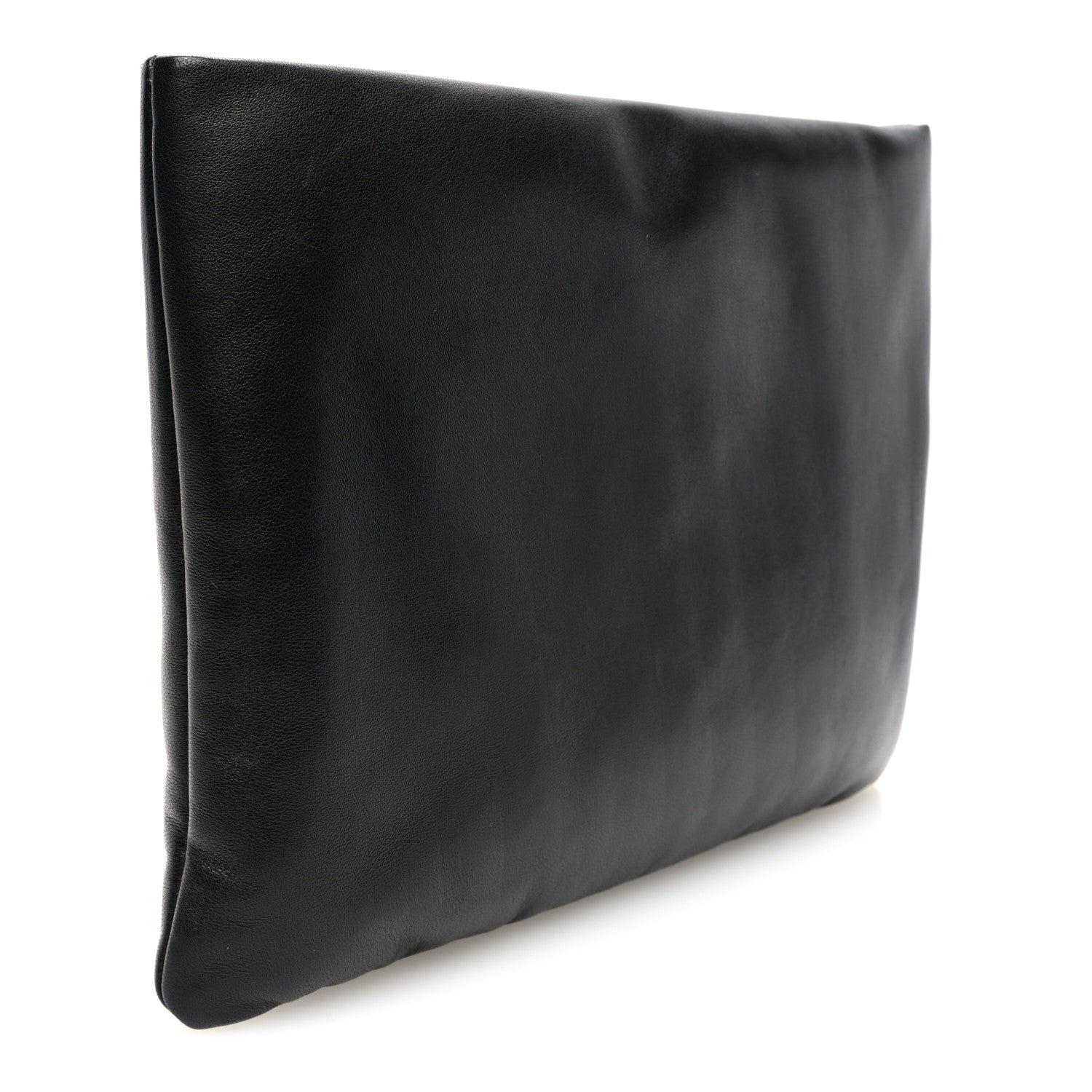 Saint Laurent Lambskin Small Calypso Pouch Black 3 of 6