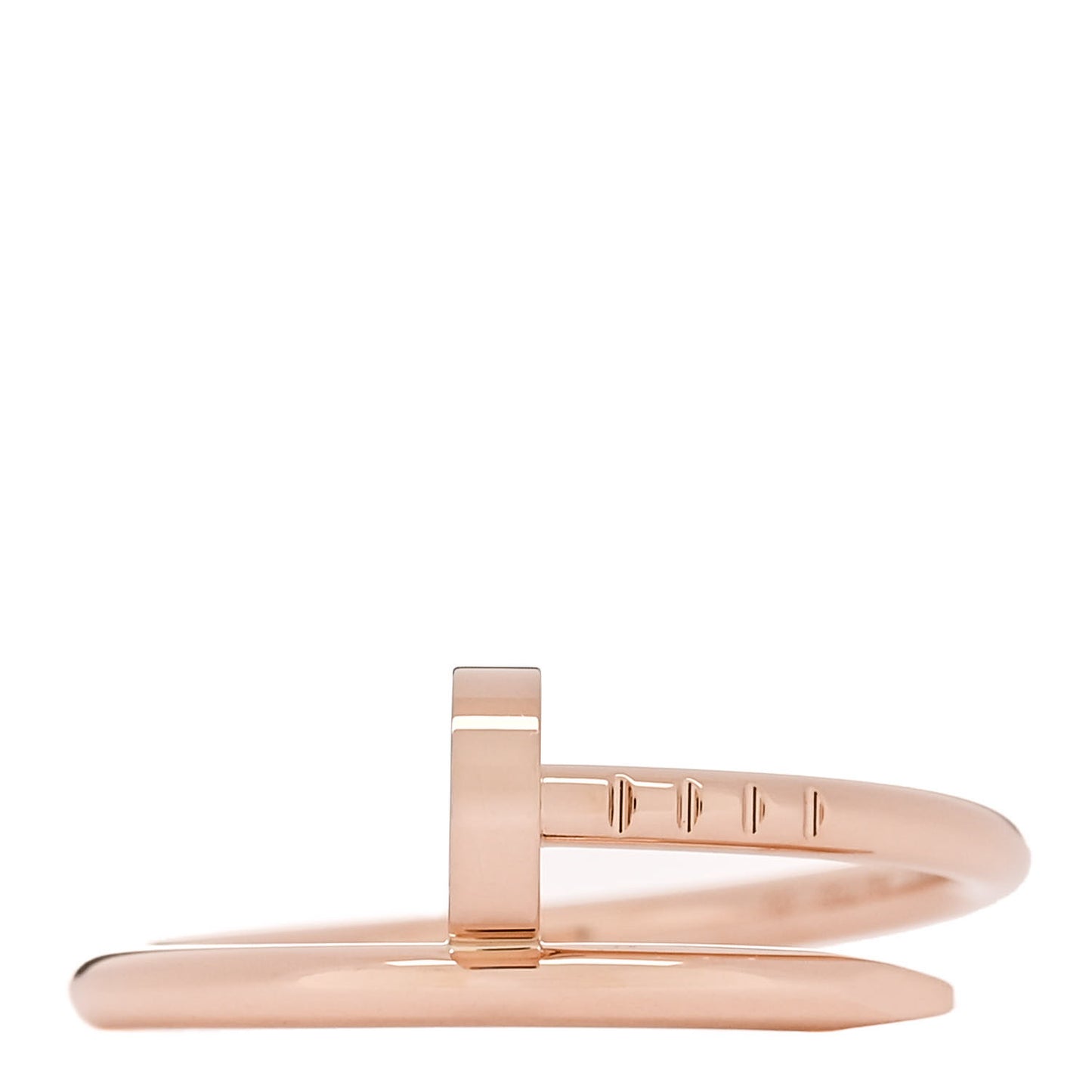 18K Pink Gold Small Juste Un Clou Ring 52 6