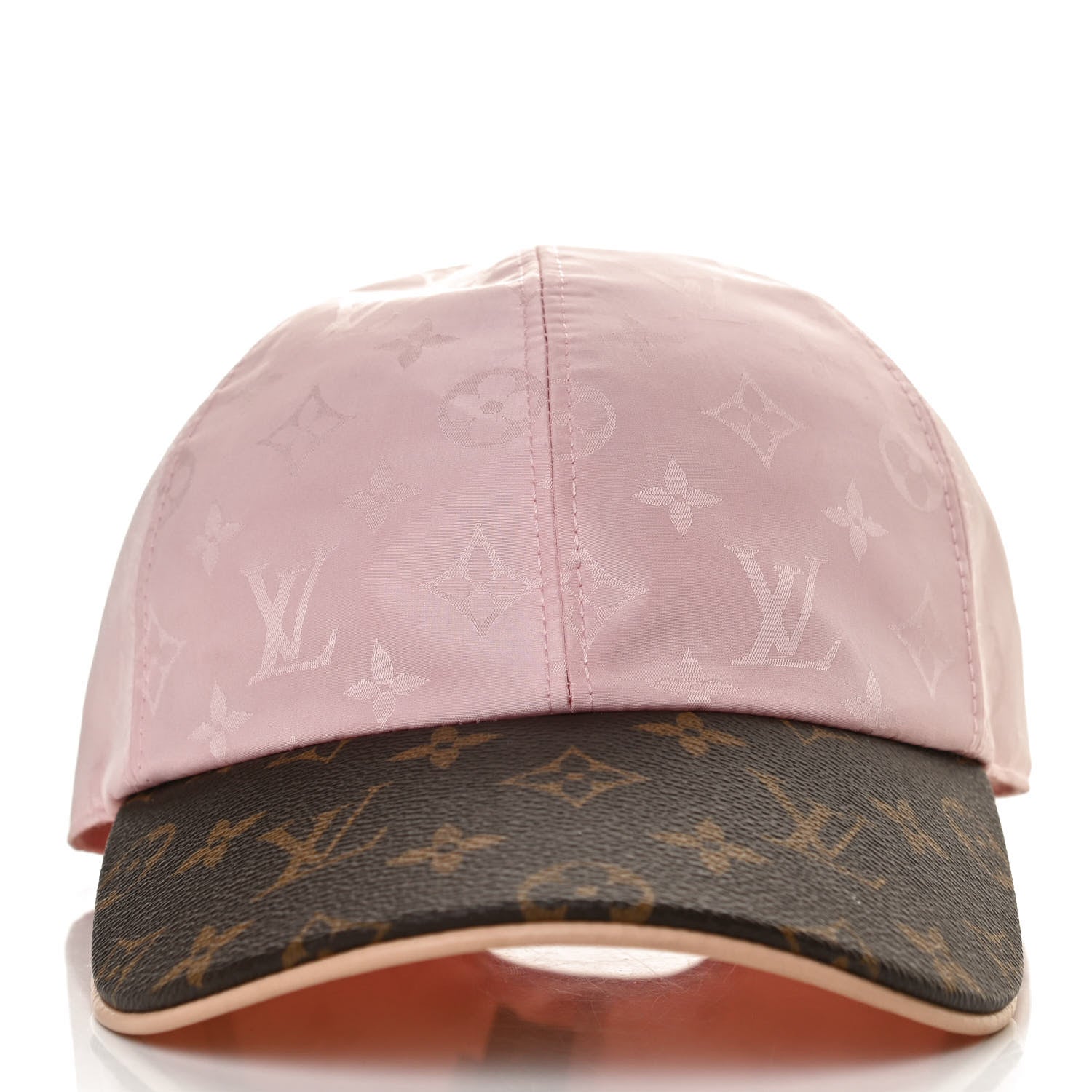 Louis Vuitton Polyester Silk Monogram LV Get Ready Cap L Pink 2 of 10