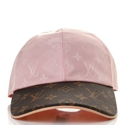Louis Vuitton Polyester Silk Monogram LV Get Ready Cap L Pink 2 of 10