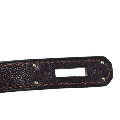 Hermes Chevre Mangalore Kelly Sellier 35 Raisin 12 of 35