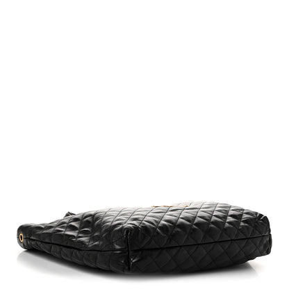 Saint Laurent Lambskin Quilted Maxi Icare Shopping Tote Black 5 of 11