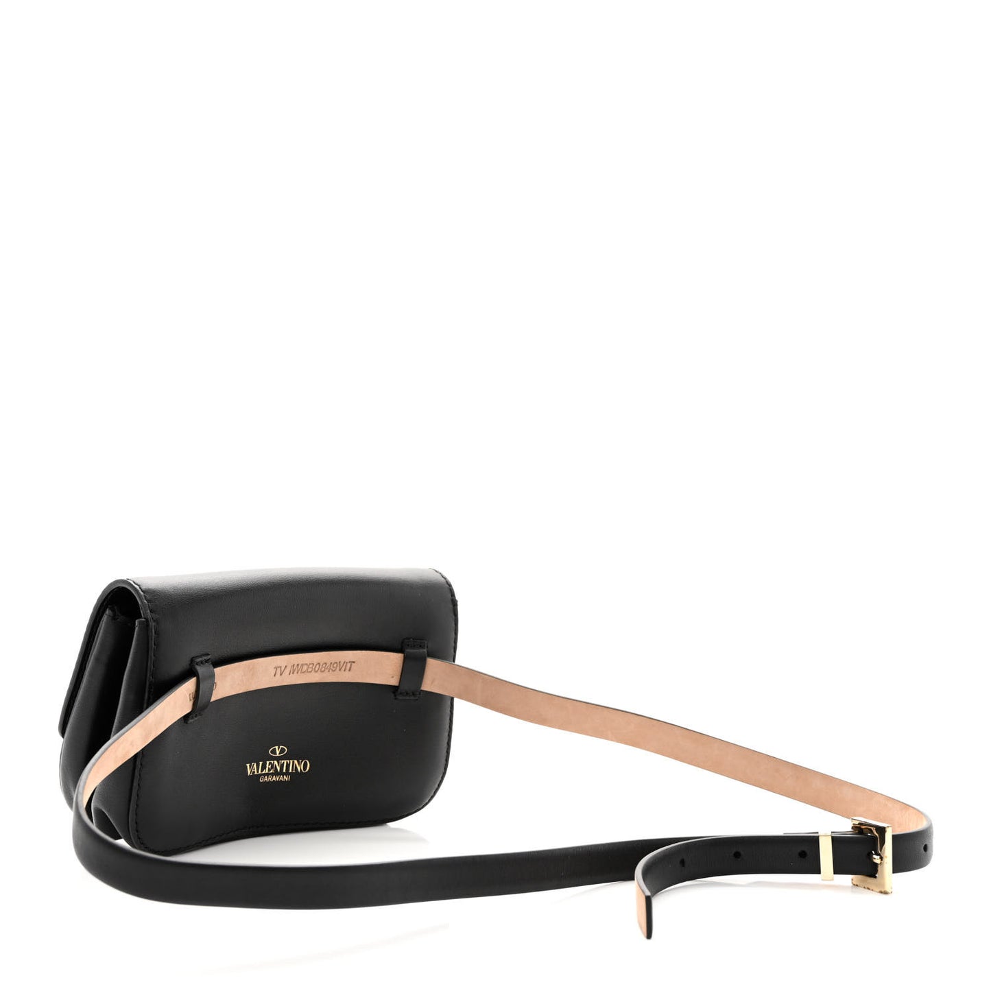 Vitello Small Belt Bag Black