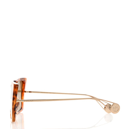 Gucci Acetate Oversize Square Frame GG0435S Sunglasses Havana 3 of 8
