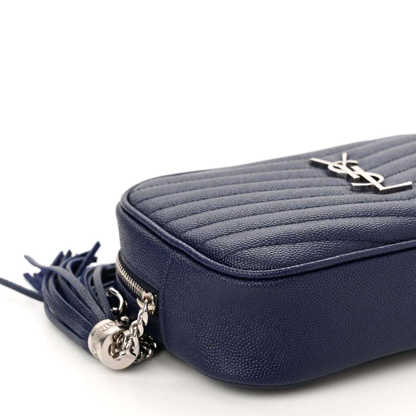 Grain De Poudre Matelasse Monogram Mini Lou Camera Bag Denim