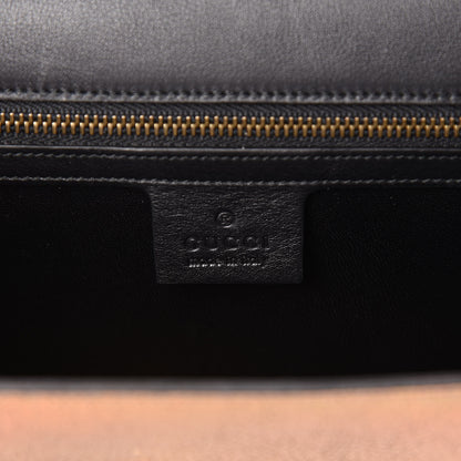 Gucci Metallic Crackled Calfskin 58 Clutch Fawn 6 of 9