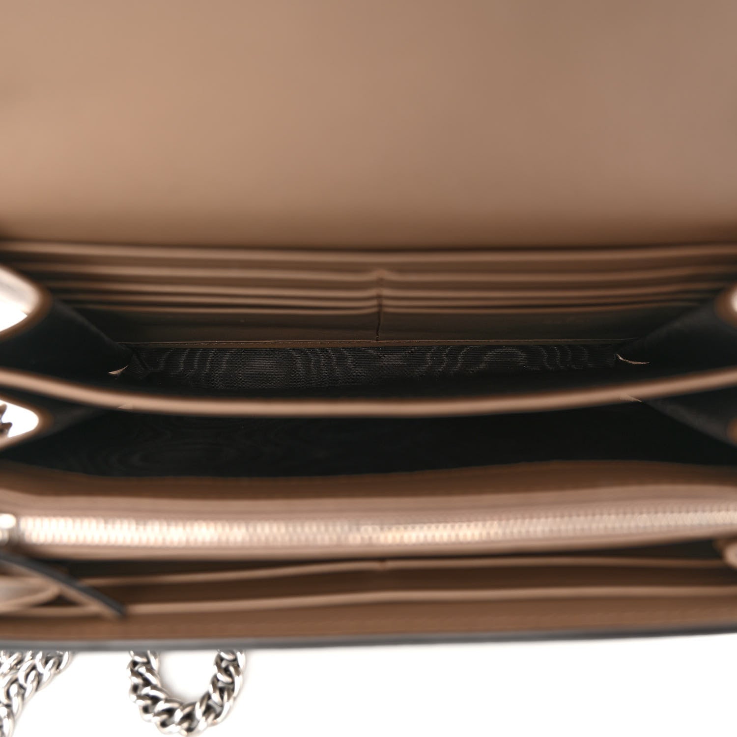 Gucci GG Supreme Monogram Mini Dionysus Chain Wallet Beige Taupe 5 of 9