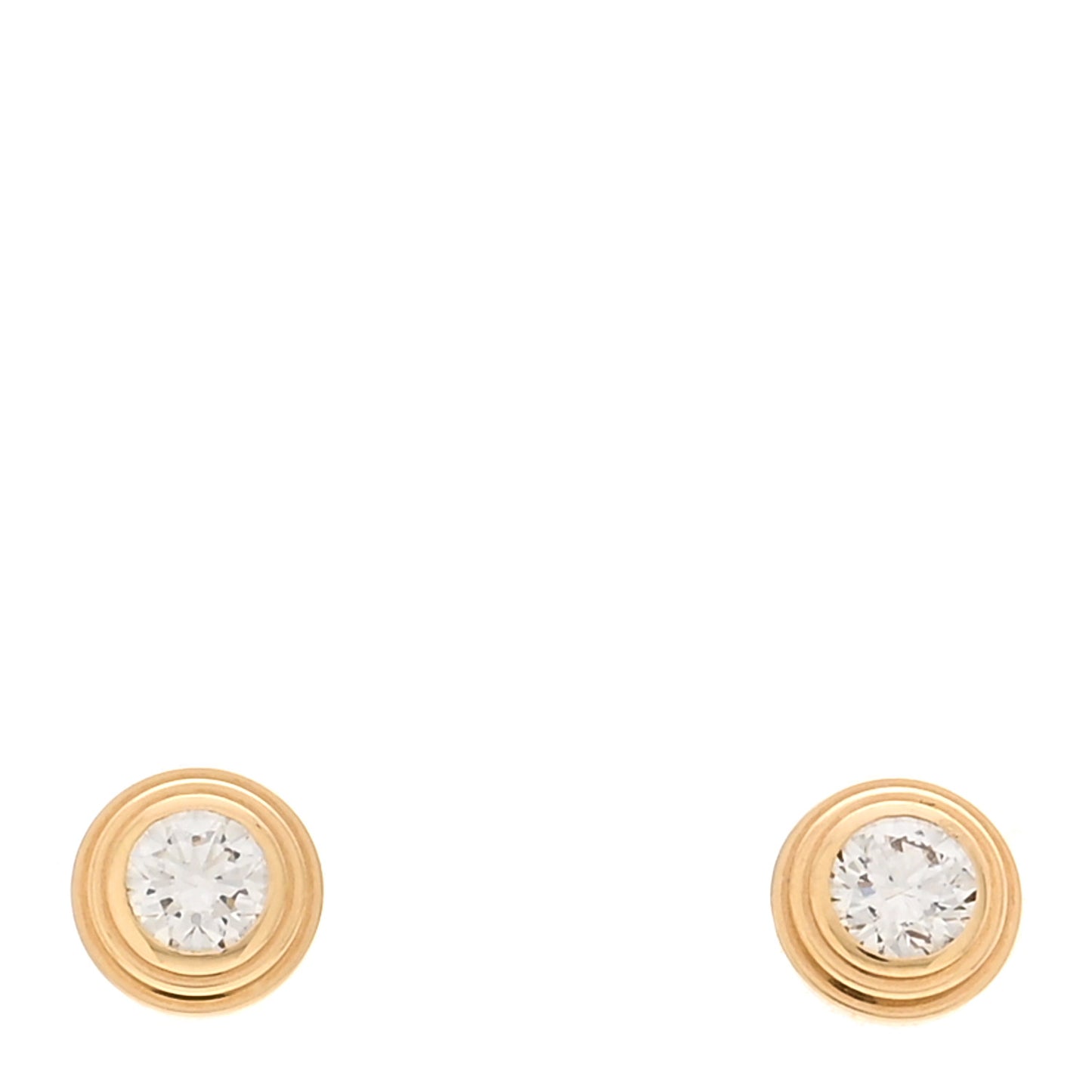 18K Yellow Gold Diamond XS D'Amour Earrings