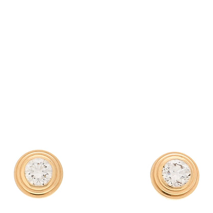 Cartier 18K Yellow Gold Diamond XS D'Amour Earrings 1 of 5
