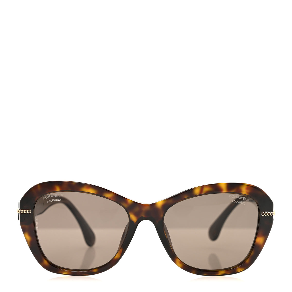 Acetate Polarized CC Butterfly Sunglasses 5510-A Dark Tortoise