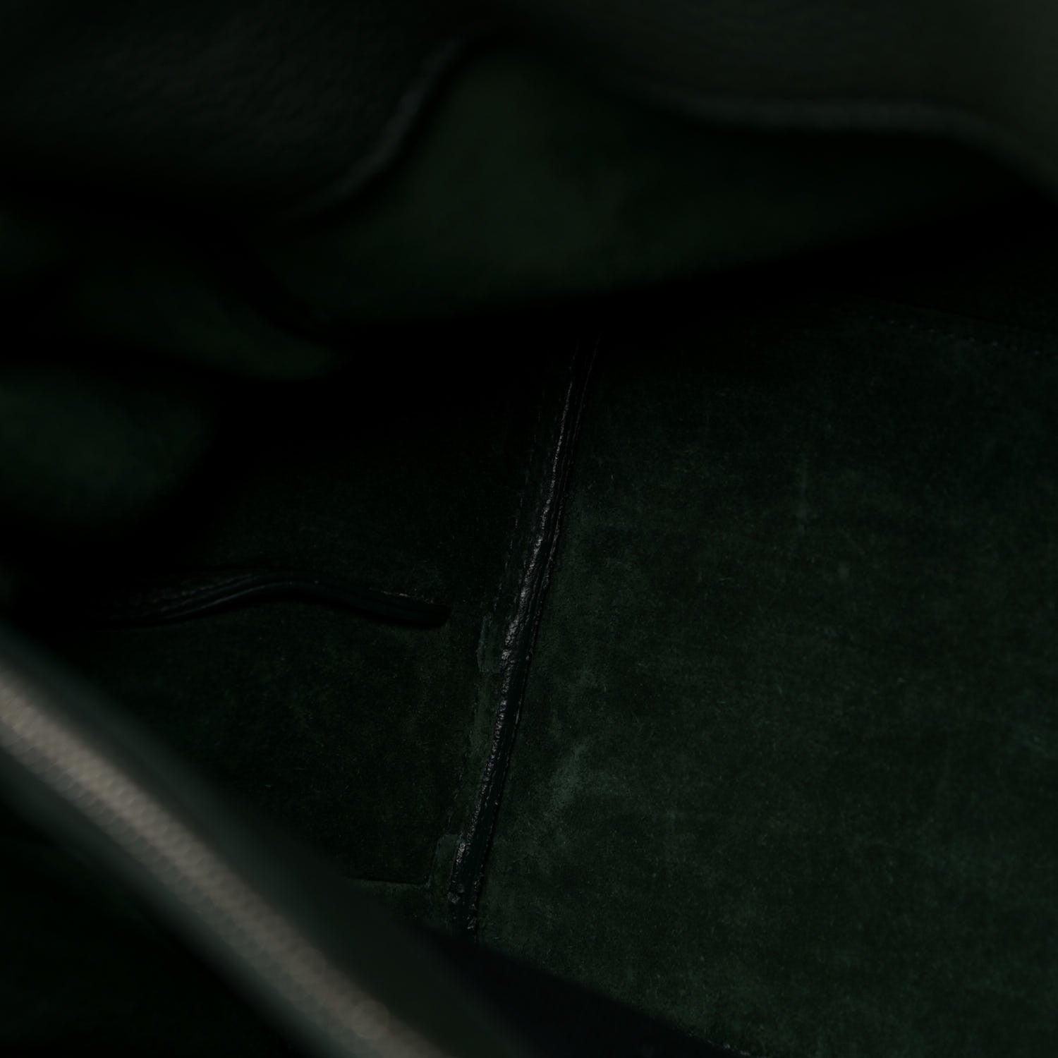 Saint Laurent Grained Calfskin Small Supple Sac De Jour Dark Vert 13 of 16