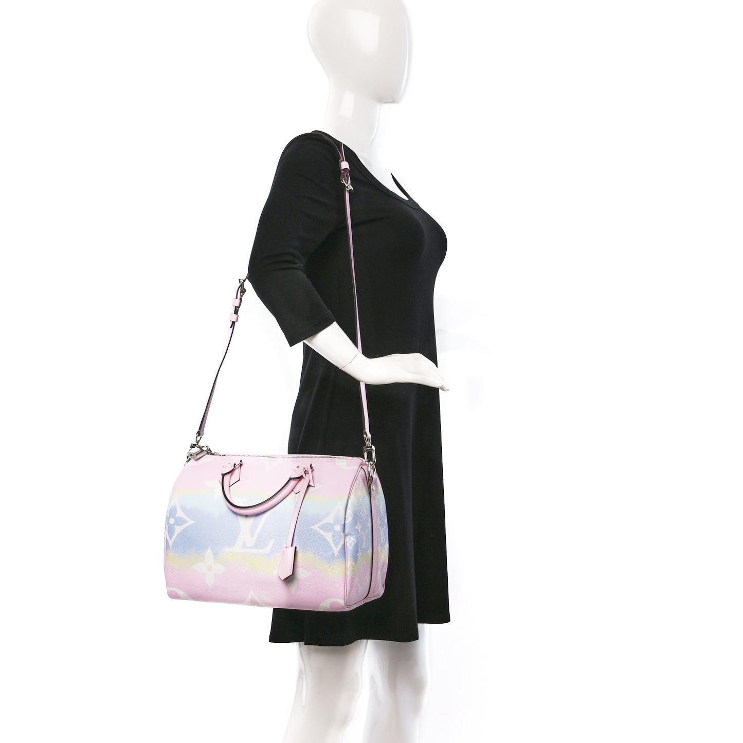 Monogram Escale Speedy Bandouliere 30 Pastel