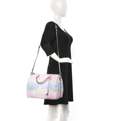 Louis Vuitton Monogram Escale Speedy Bandouliere 30 Pastel 2 of 9