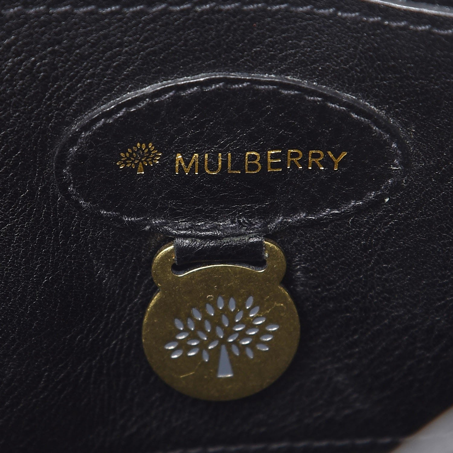 Mulberry Natural Vegetable Tanned Bayswater Black 6 of 7