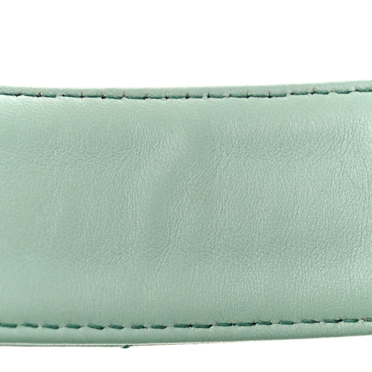 Nappa Enamel Monochrome Medium Roman Stud Shoulder Bag Morning Dew