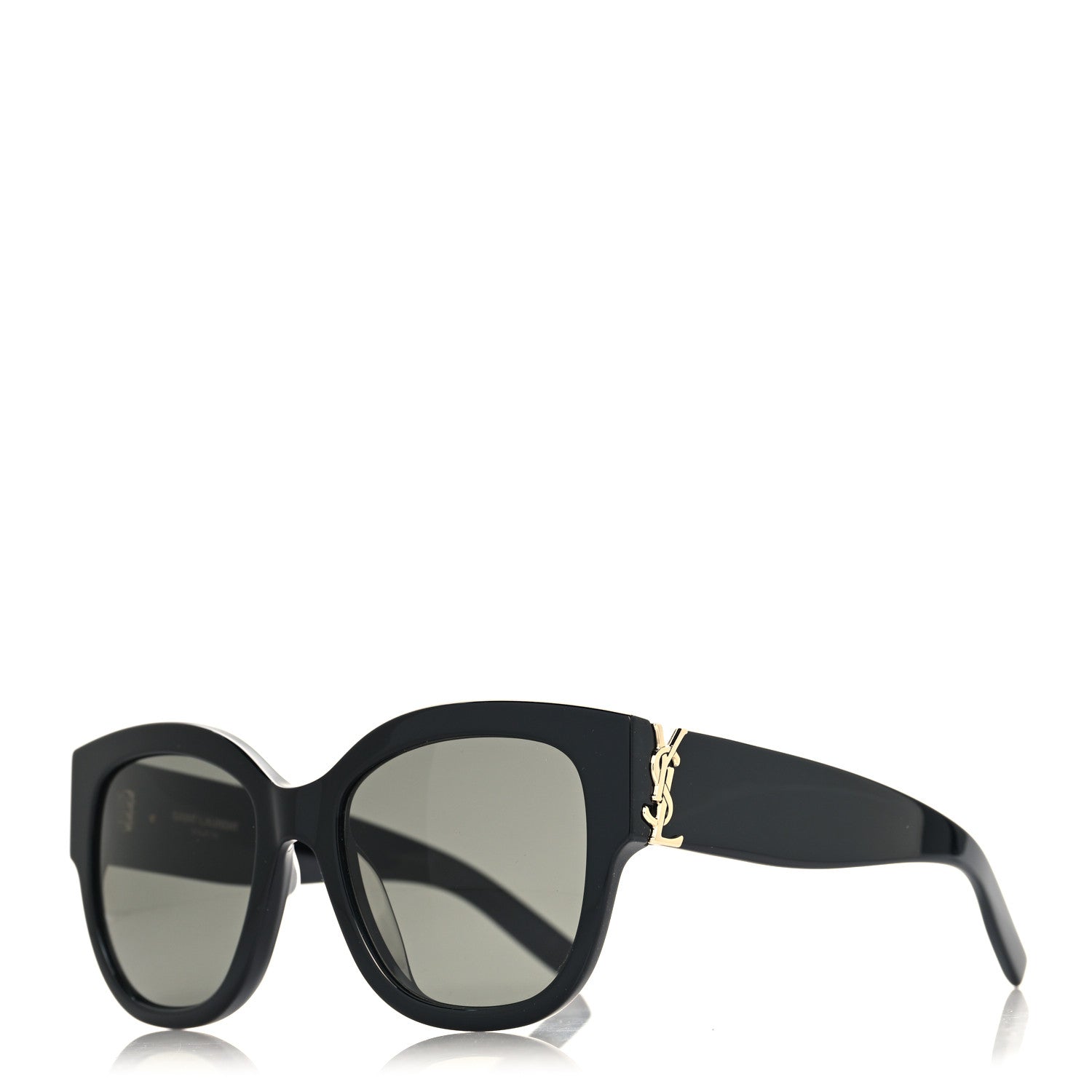 Saint Laurent Acetate Sunglasses SL M95 F Black 1 of 8