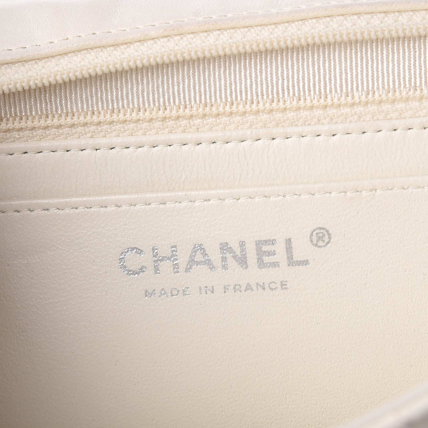 Chanel Lambskin Quilted Jumbo Single Flap White 6 of 19