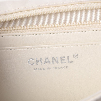 Chanel Lambskin Quilted Jumbo Single Flap White 6 of 19